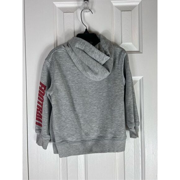 Nike Boys Grey Hooded Sweatshirt Size 4 - Picture 3 of 4